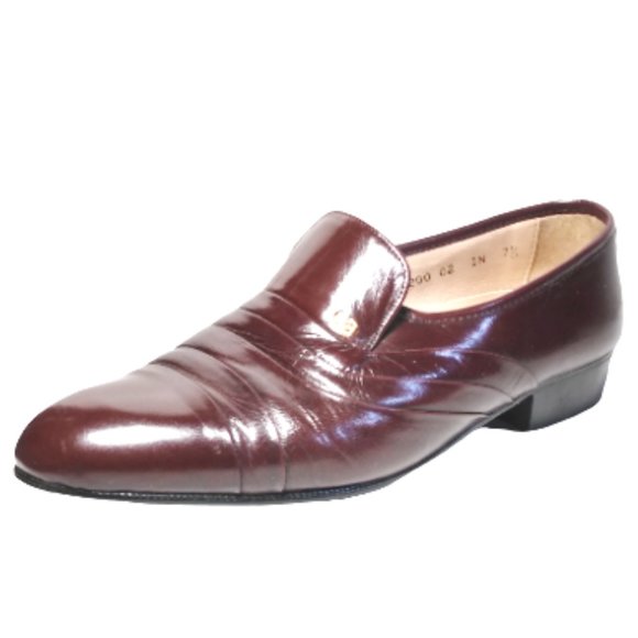 Stacy Adams men brown leather moccasins Size 6.5 - Picture 2 of 8